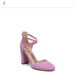Sam Edelman pink suede pump